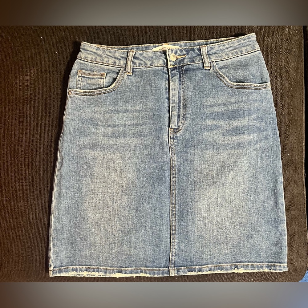 French brand Promod denim skirt